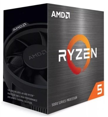 AMD Ryzen 5 5500 - Procesador, Zen 3, 6 Núcleos, 12 Hilos, 4.2GHz, AM4, 65W