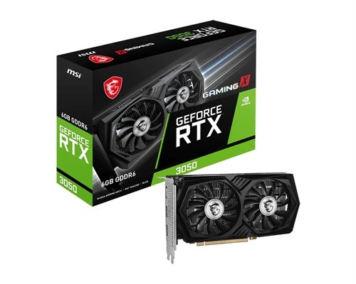 MSI RTX 3050 GAMING X 6G - 6 GB GDDR6