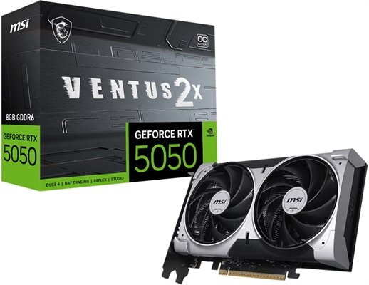 MSI GeForce RTX 5050 8G GAMING OC - 8GB GDDR6